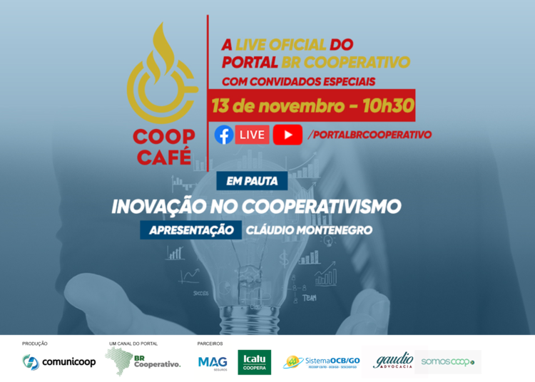 Nova edição da live CoopCafé irá debater o tema Inovação no Cooperativismo