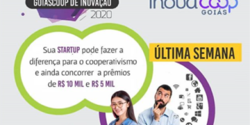 Última semana de inscrições para o Desafio GoiásCoop de Inovação
