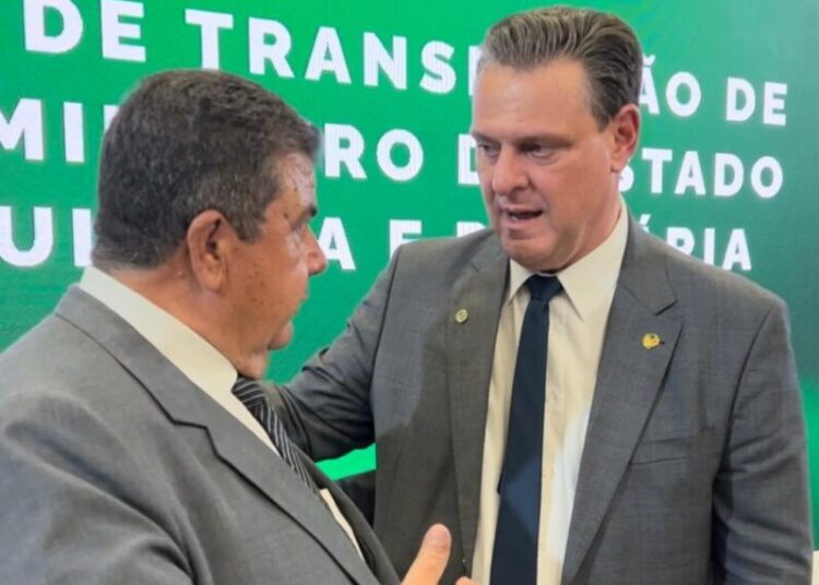 Márcio Lopes de Freitas participa da posse de ministros