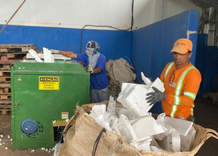 Reciclagem de isopor